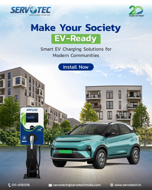 EV Charger for Residential Society: 