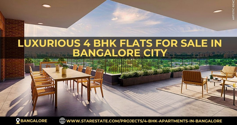 Luxurious 4 BHK Flats For Sale In Bangalore City: 