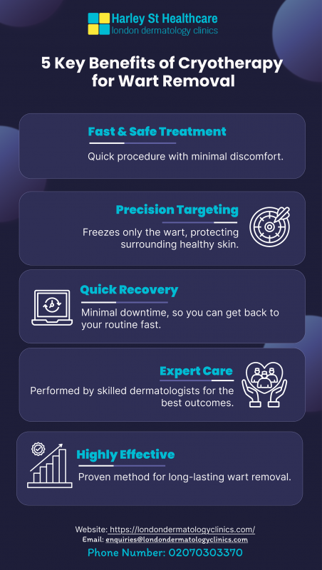 5 Key Benefits of Cryotherapy for Wart Removal: 