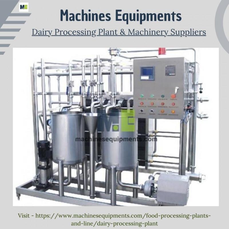 Dairy Processing Plant & Machinery Suppliers