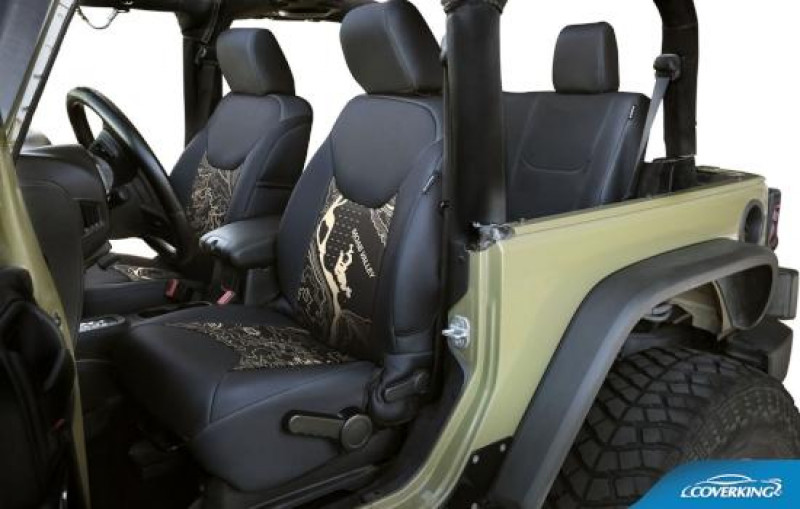 NeoSupreme Topographical Front Seat Covers: 