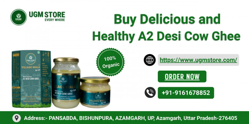 Buy Organic A2 Desi Cow Ghee online: 