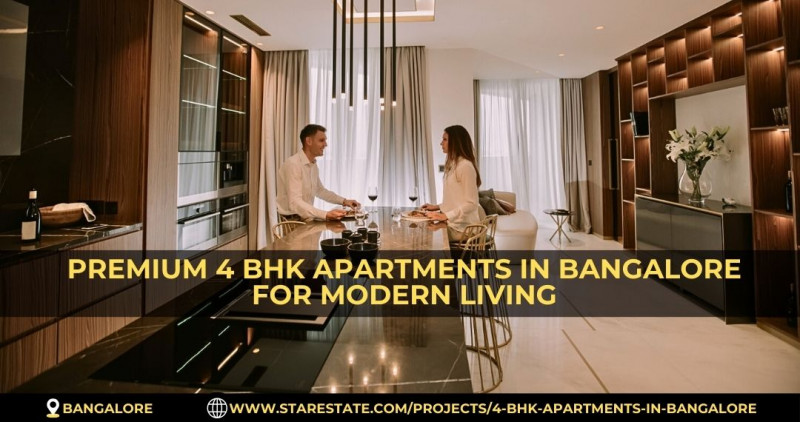 Stylish 4 BHK Apartments In Bangalore For Modern Living: 