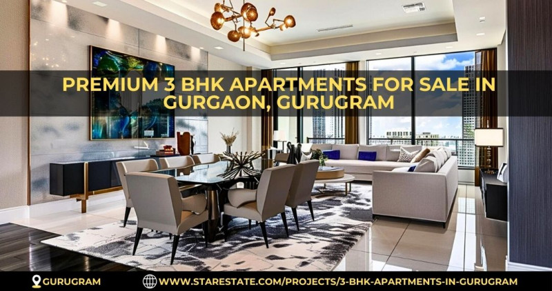 Spacious 3 BHK Apartments For Sale In Gurgaon Today: 