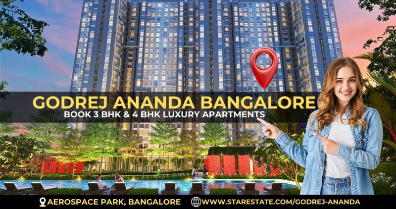 Godrej Ananda Bangalore – New Launch 2/3 BHK Apartments: 