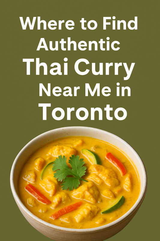 Where To Find Authentic Thai Curry Near Me in Toronto