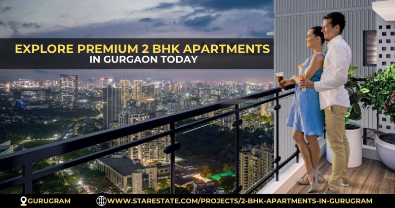 Premium 2 BHK Apartments In Gurgaon For Modern Living: 