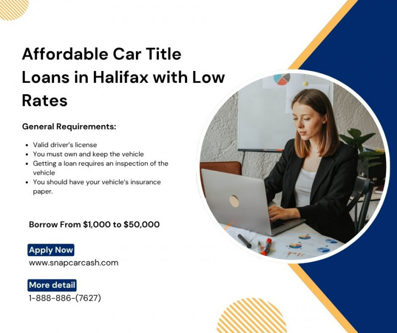 Affordable Car Title Loans in Halifax with Low Rates: 
