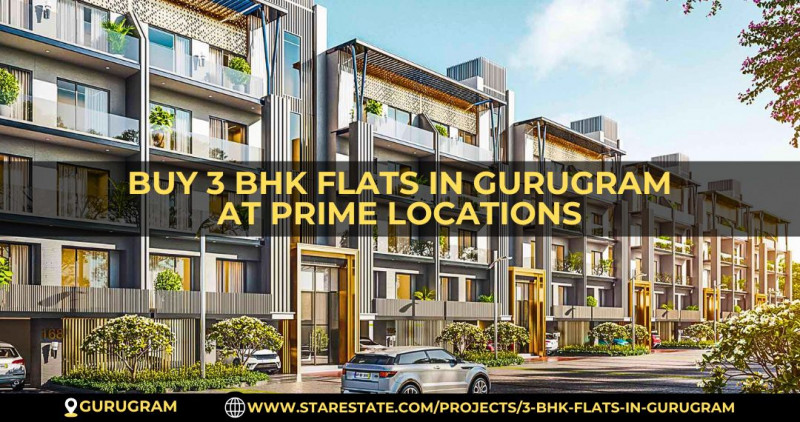 Buy 3 BHK Flats in Gurugram For Spacious Living: 