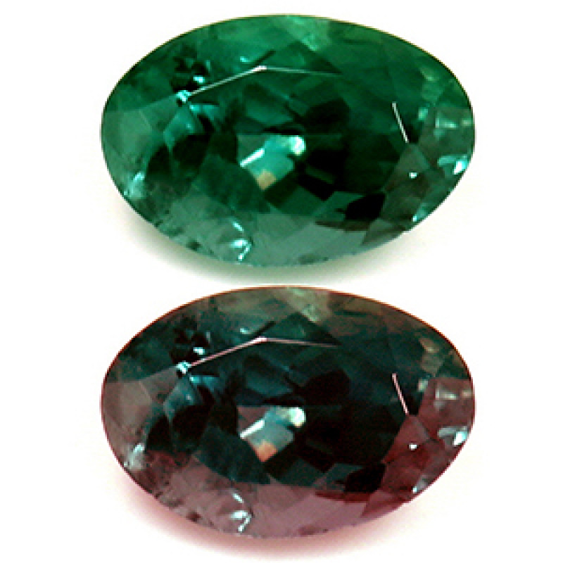 Untreated 0.39 cts. Genuine Alexandrite Oval Shape-AAAA Quality: 