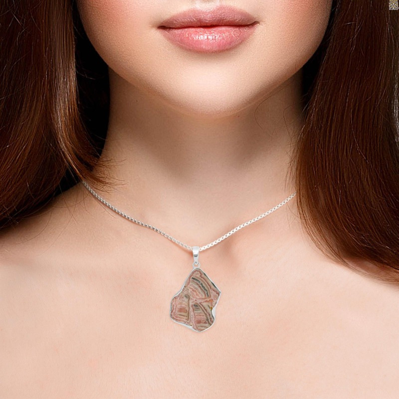 Elegant Rhodochrosite Pendants – Embrace Love and Inner Healing: 