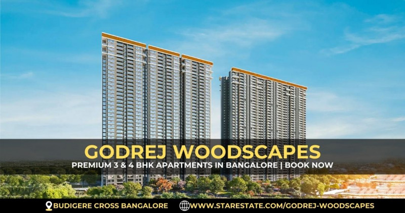Book Luxury 3/4 BHK Apartments At Godrej Woodscapes Today: 