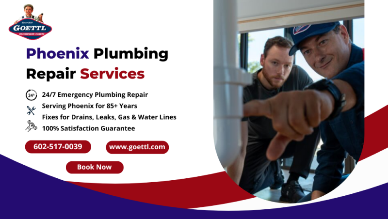 Trusted Plumbing Repair in Phoenix – Goettl: 