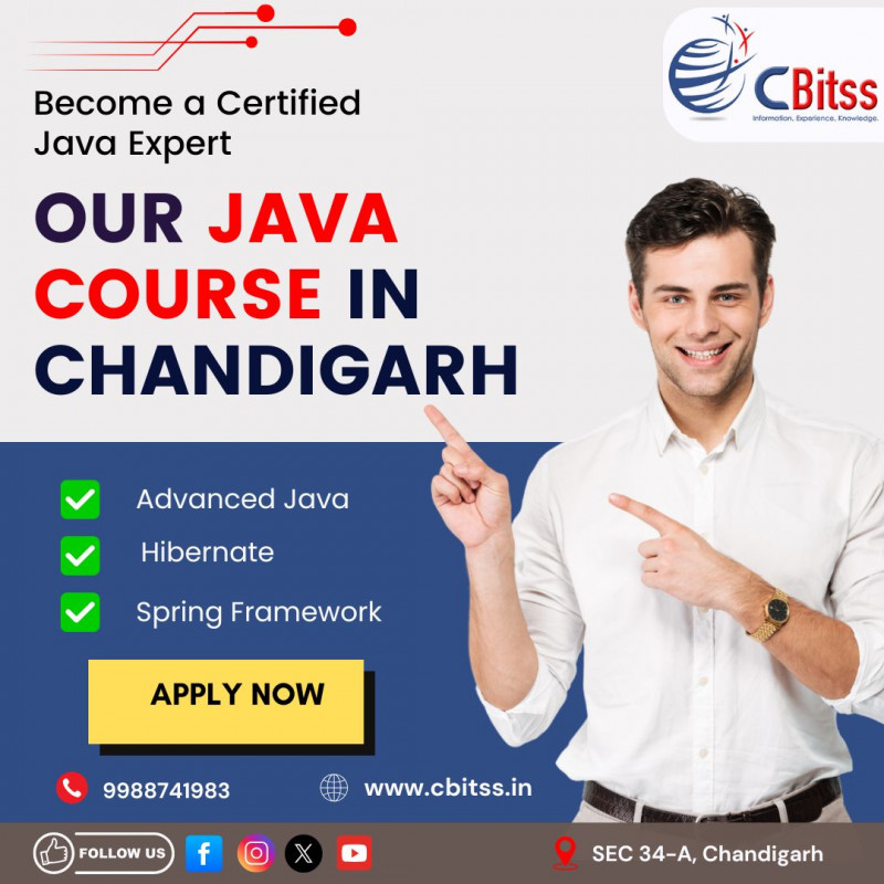 Java Certification Courses in Chandigarh | Master Java Programming at CBITSS: 