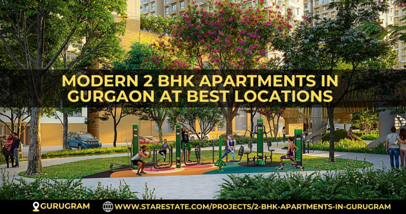 Modern 2 BHK Apartments In Gurgaon At Best Locations: 