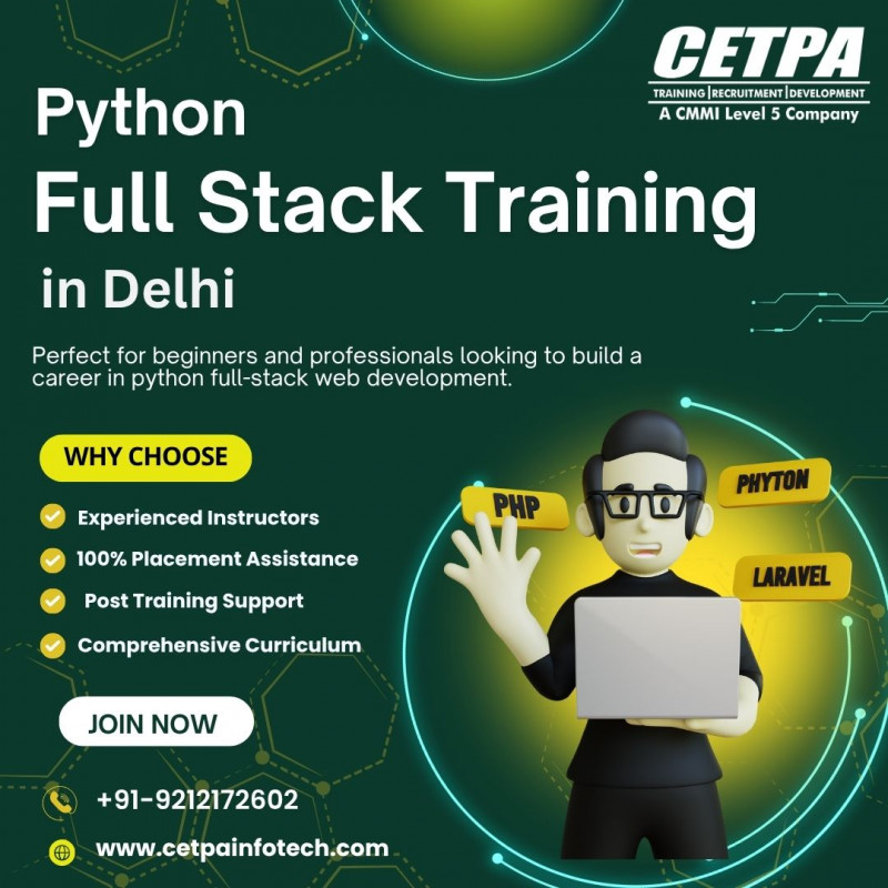Python Full Stack Training in Delhi: Become a Job-Ready Web Developer: 