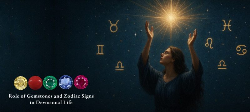 Role of Gemstones and Zodiac Signs in Devotional Life: 