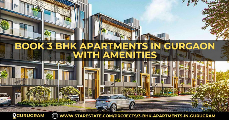 Book 3 BHK Apartments In Gurgaon With Amenities: 