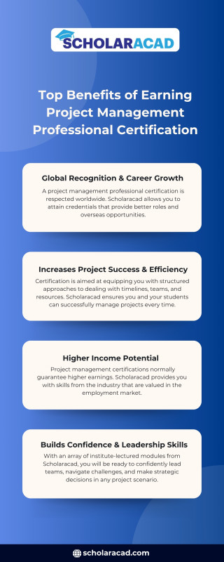 Top Benefits of Earning Project Management Professional Certification: 