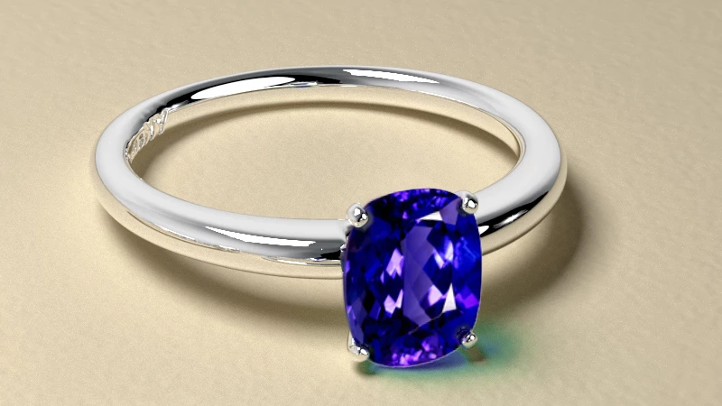 Blue Tanzanite Engagement Rings Available Online: 