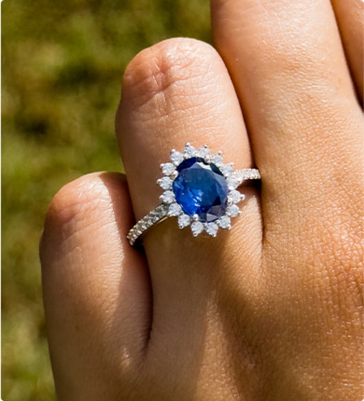 Unique Sapphire Diamond Rings - Shop Online: 
