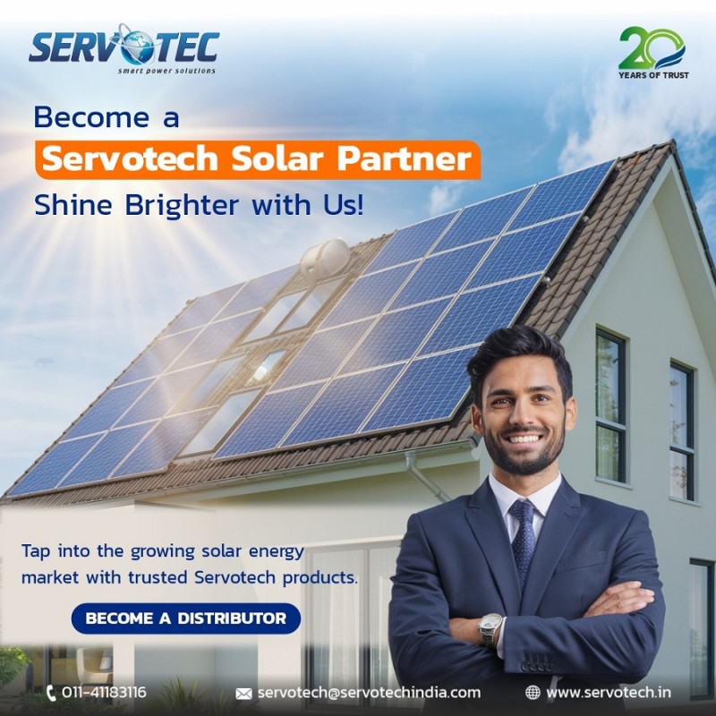 Become a Servotech Solar Partner - Solar Panel Distributorship: 