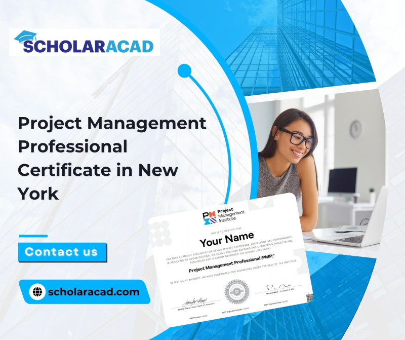 Project Management Professional Certificate in New York for Skilled Professionals