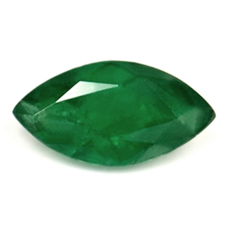 0.63 cts. Marquise Shape Natural emerald stone: 