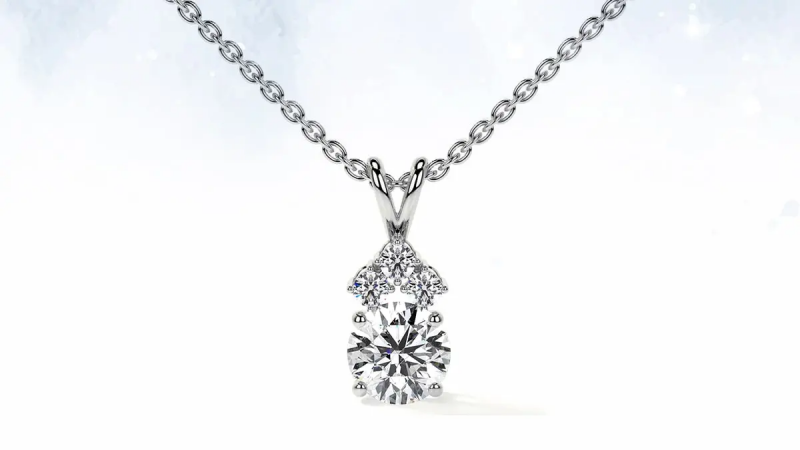 Lab Created Diamond Necklace at Affordable Prices Online - GemsNY: 