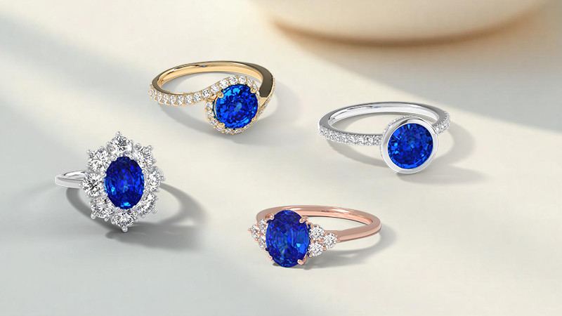 Blue Sapphire Ring: A Timeless Choice For Modern Lovers: 