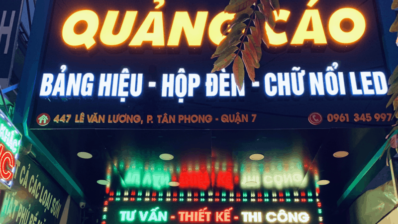 Làm bảng hiệu gía rẻ