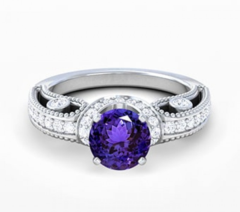 Find Unique Blue Tanzanite Engagement Rings Online: 