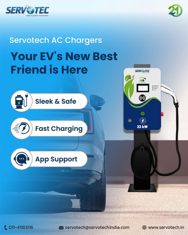 Servotech Ac EV Chargers: 