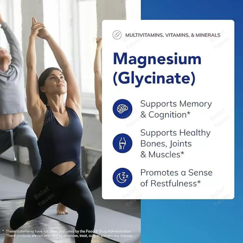✨ Magnesium Glycinate Supplement – Your Daily Wellness Boost ✨
