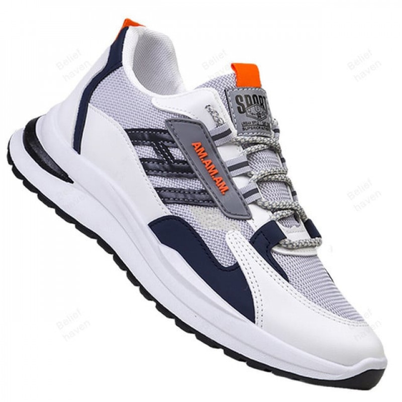 Men’s Flying Weave Mesh Sneakers – Lightweight, Breathable Running Shoes for Casual Sports & Daily Comfort