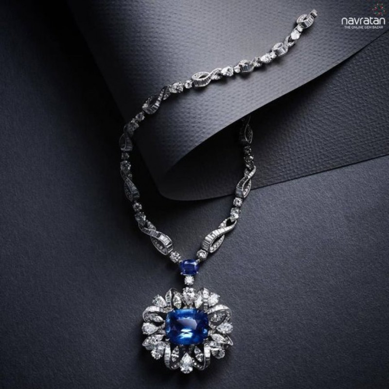 Blue Sapphire Necklaces Are Dominating Red Carpet Events: Here's Why: 