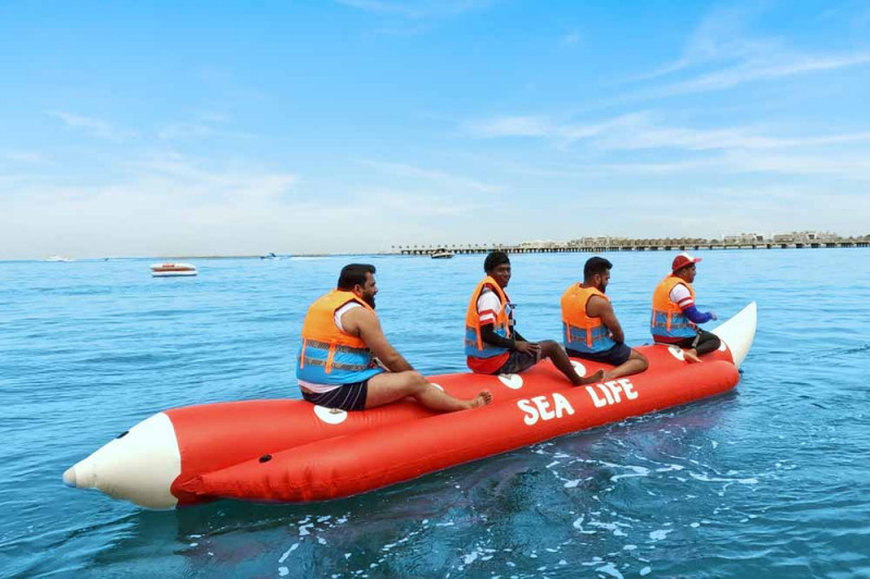 Banana Boat Ride In Dubai