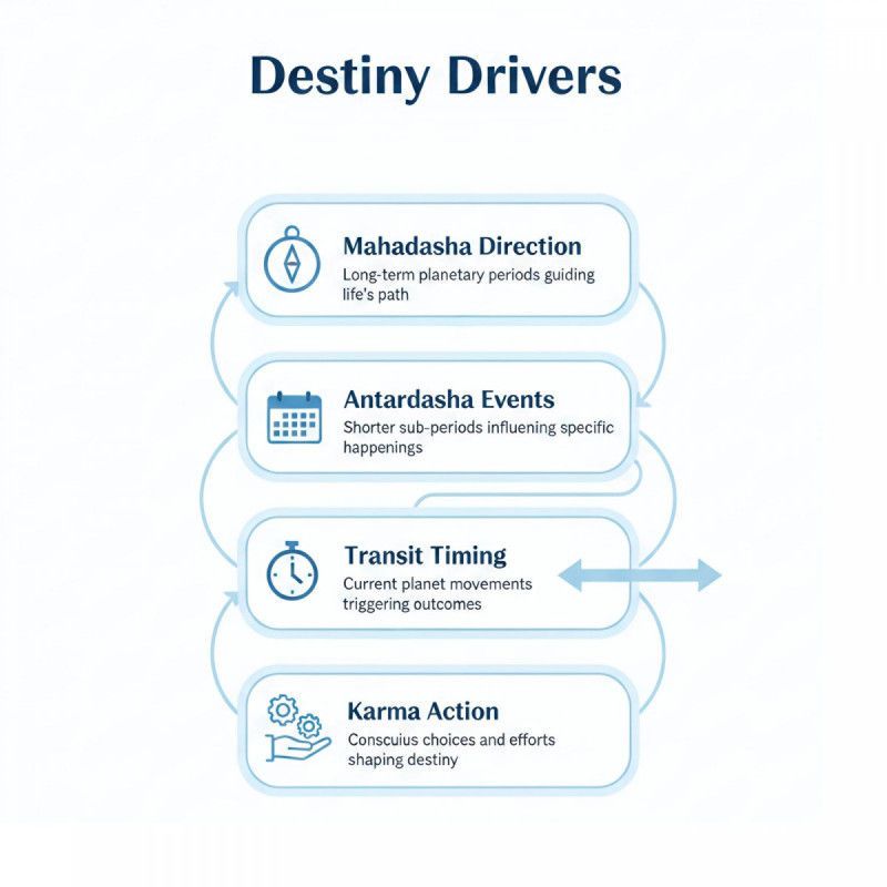 Mahadasha, Antardasha, or Transits: What Drives Your Destiny?: 