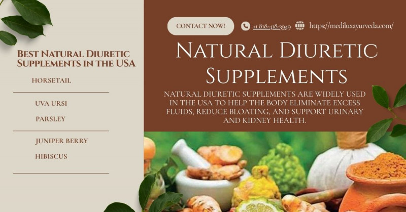 Natural Diuretic Supplements: Best Options in the USA: 