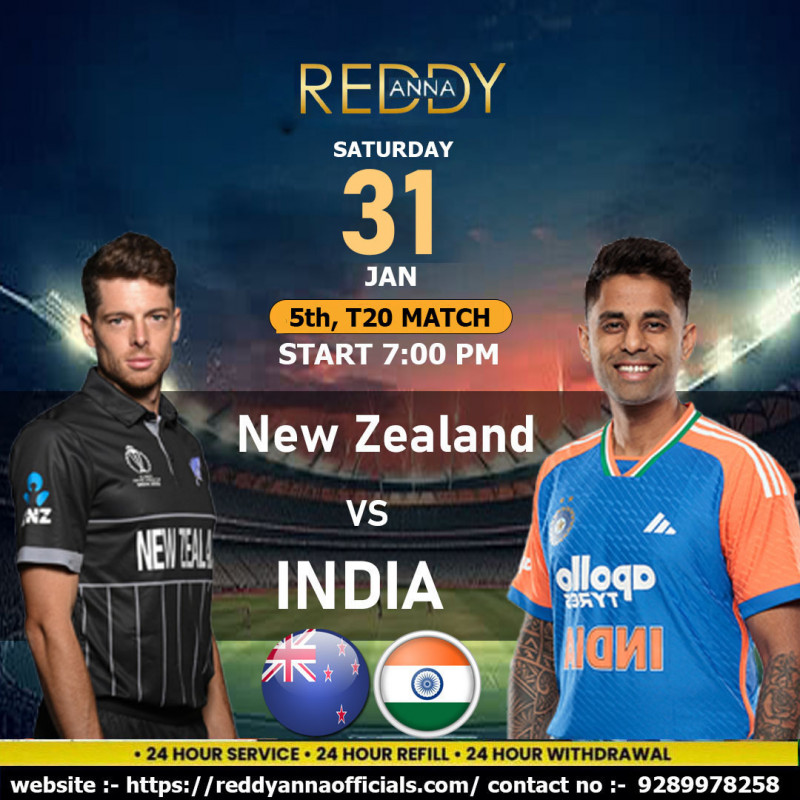 Reddy Anna – India vs New Zealand 5th T20I Live Commentary: 