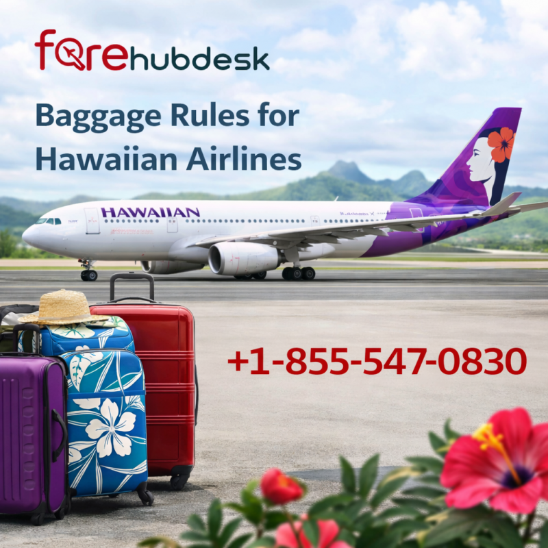 Call +1-855-547-0830 | Exclusive Hawaiian Baggage Rules Deal: 