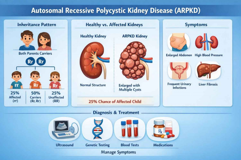 Autosomal Recessive Polycystic Kidney Disease: 