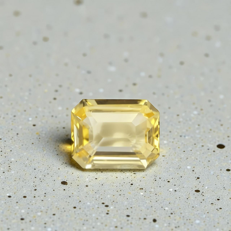 The Yellow Sapphire (Pukhraj Stone): 