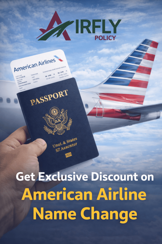 Get Exclusive Discount on American Airline Name Change: 