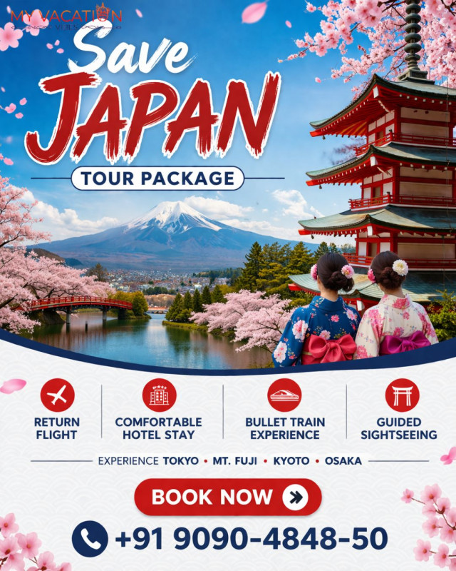Save Japan Tour Package Book Now +91 9090-4848-50