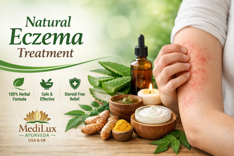 Natural Eczema Treatment | Heal Skin Naturally with MediLux Ayurveda USA & UK: 