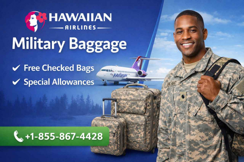 Hawaiian Airlines Military Baggage: 
