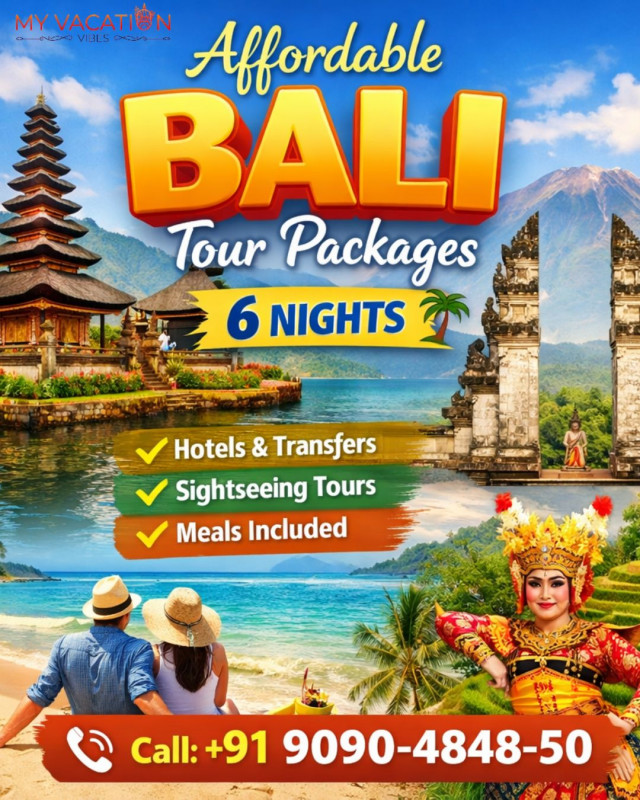 Affordable Bali Tour Packages 6 Nights Call +91 9090-4848-50