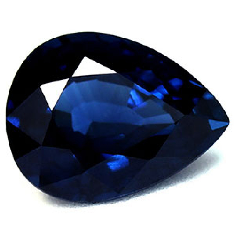 Exclusive Blue Sapphire AAAA Quality Pear Shape Certified Stone Shop Today: 