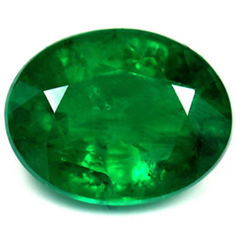 Exclusive GIA Certified 2.04 cts. Emerald Oval AAAA Quality Natural Gemstones: 